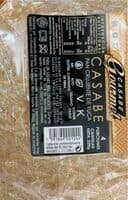 casabe crujiente de yuca