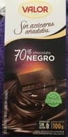 Chocolate Negro 70% 0% Azúcares Añadidos